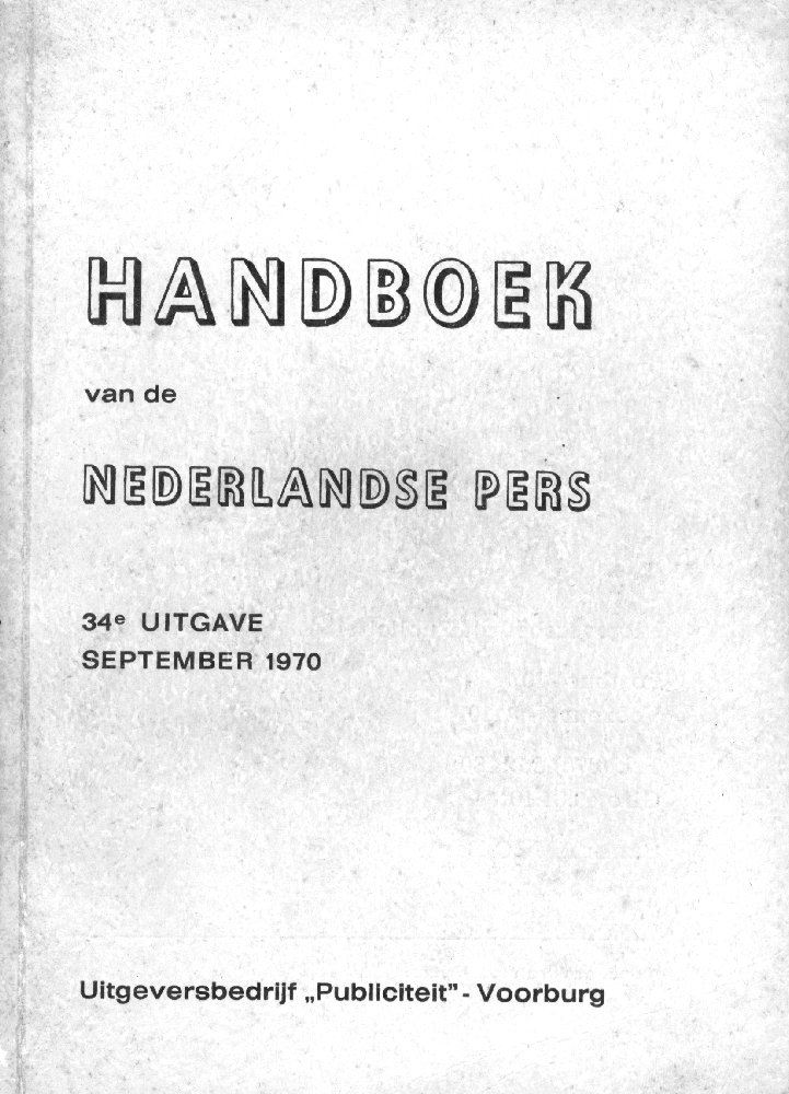 handboek 1970